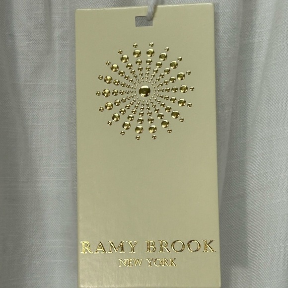 Ramy Brook LaLa White Off the Shoulder Tiered Mini Dress - Picture 15 of 15